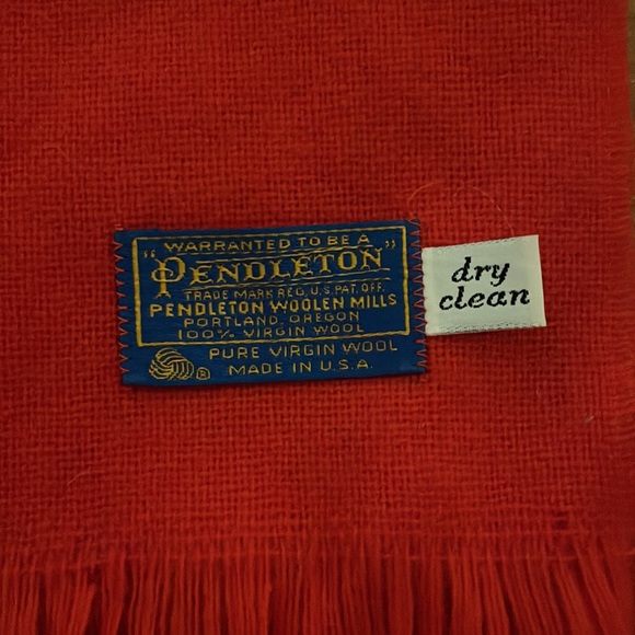 Long Vintage 100% Pure Virgin Wool Scarf - Picture 2 of 3